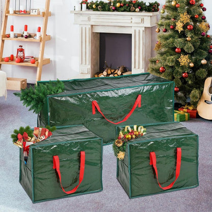 VINSANI 3pc XMAS STORAGE BAGS 1010393