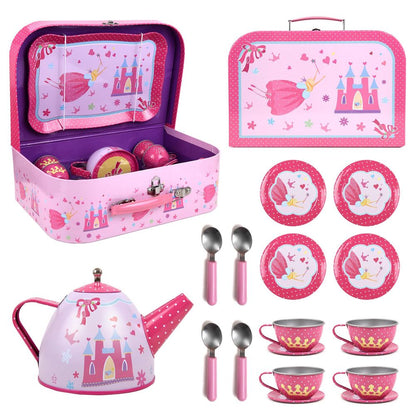 SOKA Tea Set - Fairy Tale Illustrations for Perfect Playtime - High Quality & Safe - Ideal for Imaginative Play - Best Gift for Kids