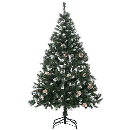 5FT Artificial Christmas Tree Xmas Indoor Decoration, Automatic Open Homcom