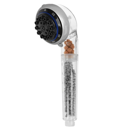 ASAB Ionic Shower Head with Filter Beads - Boost Your Shower Experience, Easy to Install, 3 Spray Patterns, Protects Skin, Helps the Planet