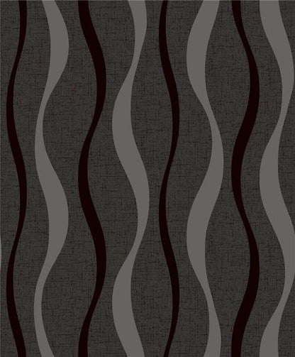 Ribbon Geo Black sw12 wallpaper