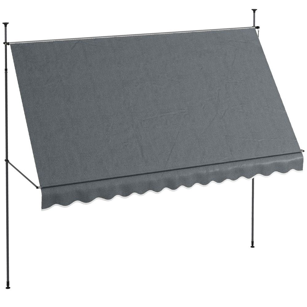 Premium 3.5x1.2m Retractable Awning - Non-Screw Garden Shade for Ultimate Outdoor Comfort