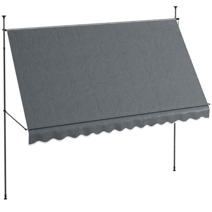 Premium 3.5x1.2m Retractable Awning - Non-Screw Garden Shade for Ultimate Outdoor Comfort