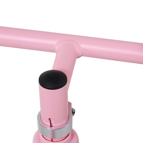 HOMCOM 12" Kids Balance Bike No Pedal Bicycle EVA Tire Adjustable Seat Toddler Training Bike W/Shock Absorber 2-5 Years Gift for Boys Girls Pink