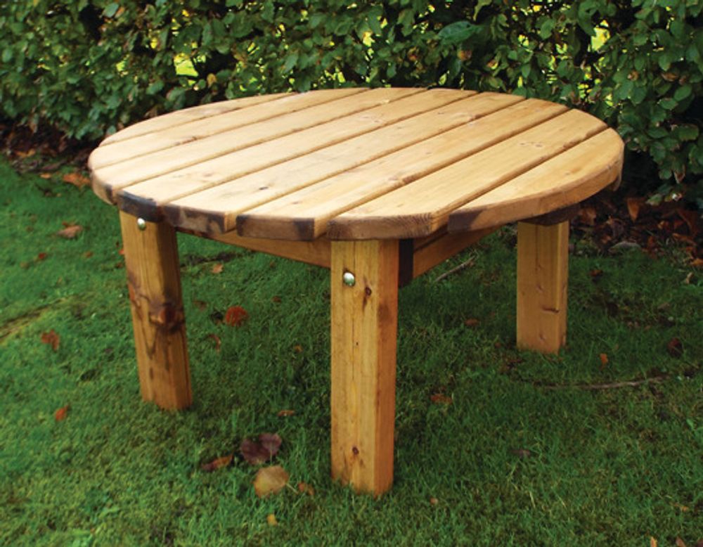 Premium Circular Coffee Table - Handcrafted, British-Made, Rustproof, FSC Wood - Free Delivery