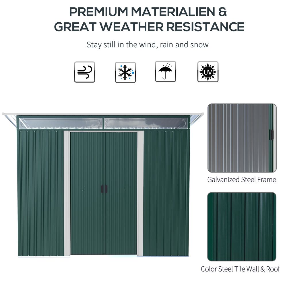 Premium Outdoor Storage Shed - Spacious, Durable & Lockable - Ideal for Tools, Equipment & Bikes