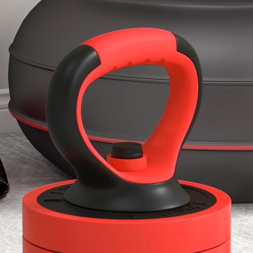 SPORTNOW Weight Dumbbells Set, Barbell, Kettlebell, Push Up Stand, 20kg