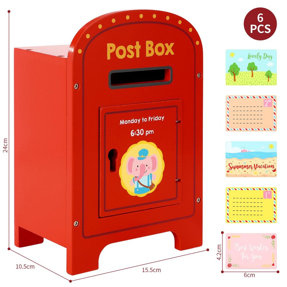 Premium Wooden Elephant Postbox | Role Play Toy