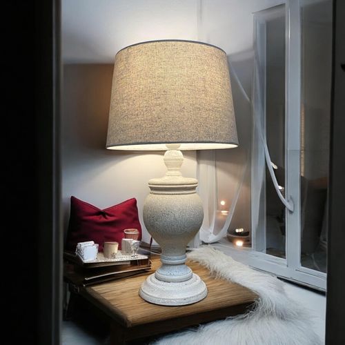 38CM TRADITIONAL LAMP AND SHADE
