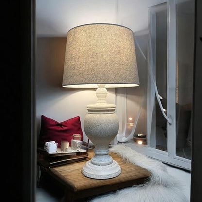 38CM TRADITIONAL LAMP AND SHADE