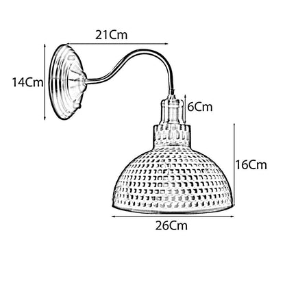 Vintage Retro Industrial Wall Light Shade Metal Lampshade Sconce Wall Lights UK