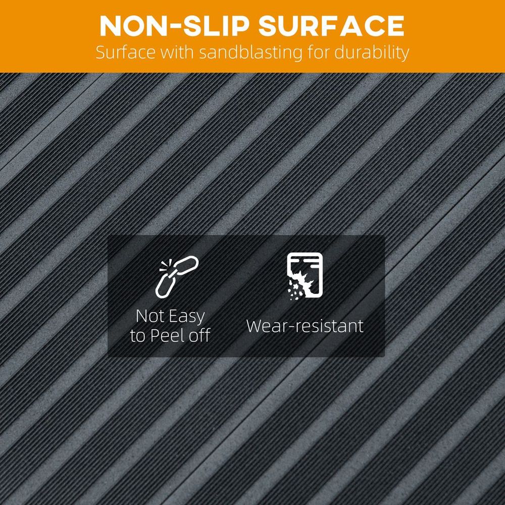 Folding Aluminium Wheelchair Ramp - 272KG Capacity - Non-slip Surface - Home & Mobility Solution