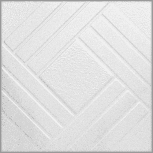 White 4: Decorative Ceiling & Wall Panels - 2m2 (21.52 sqft) - 8 Panels