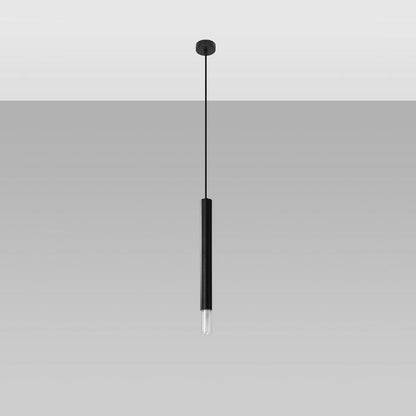 Pendant lamp steel, glass Wezyr modern Design G9