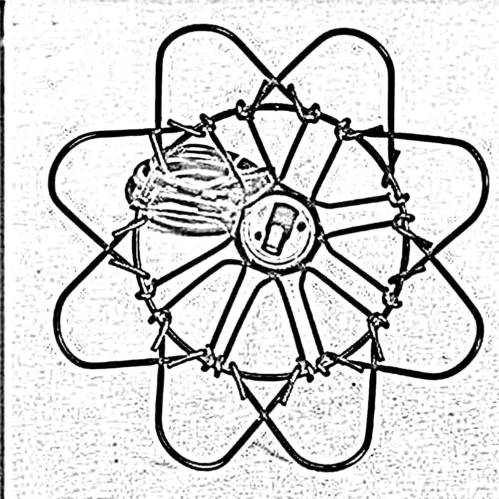 Vintage Industrial Metal Wire Cage Wall Lamp Guard Retro Light Shade Protection