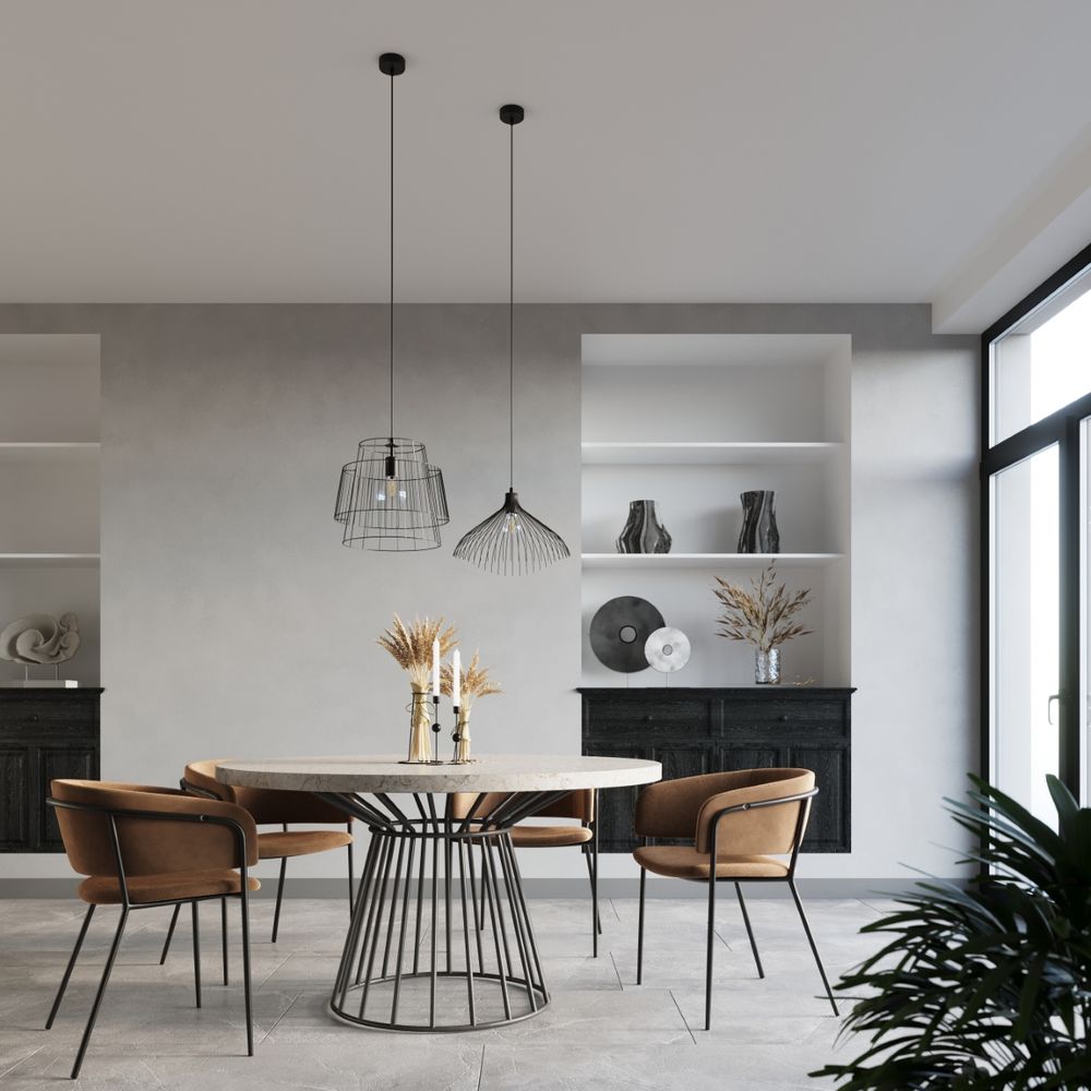 Steel Umb Industrial Pendant Lamp - High-Quality E27 Design