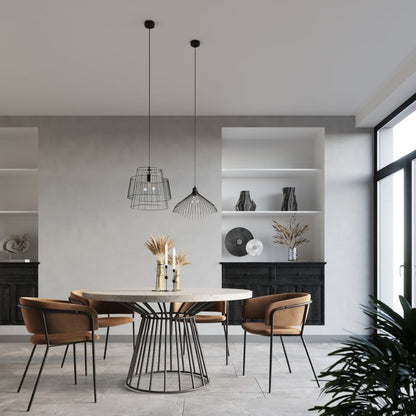 Steel Umb Industrial Pendant Lamp - High-Quality E27 Design