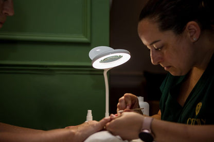 Chameleon Desk Magnifier: 3X Magnification, Dimmable, Flexible Gooseneck