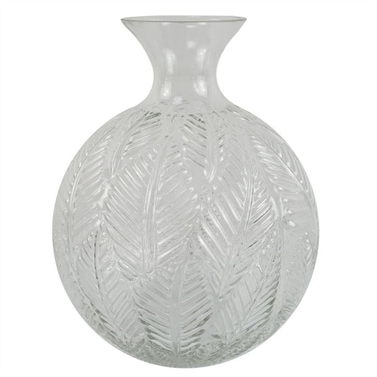 65cm Red Carnations Glass Ball Vase