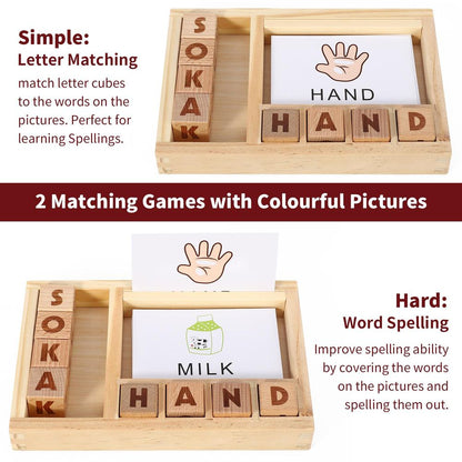 SOKA Wooden Spelling Game 0000274
