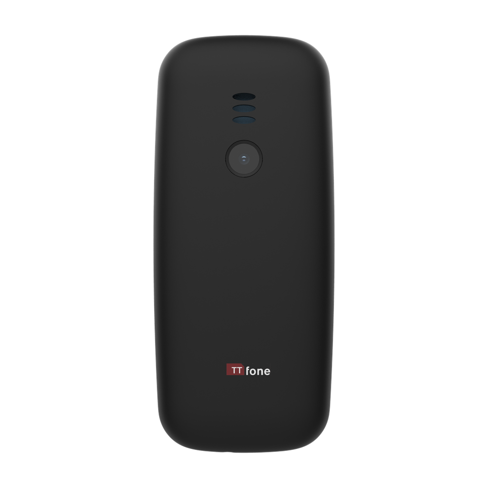 TTfone TT170 Black Dual SIM + USB Cable, EE Pay As You Go - High Quality & Emergency Use