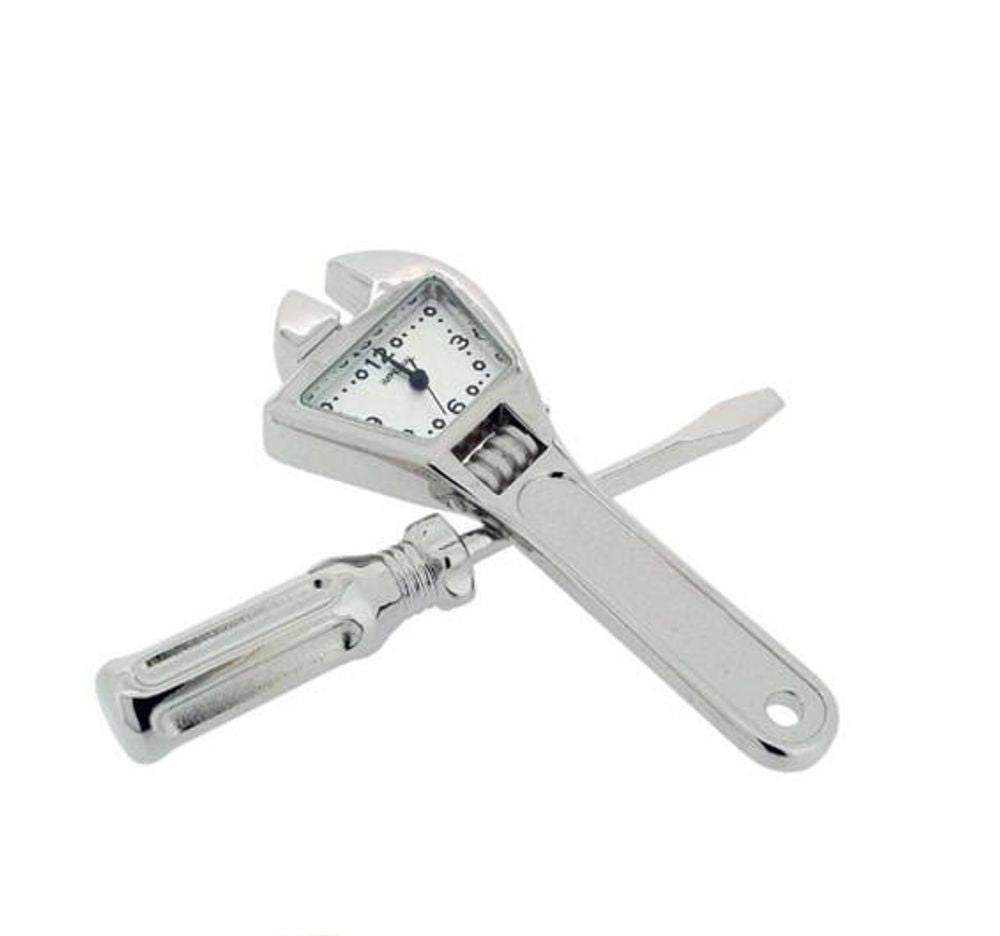 Premium Silver Plated Miniature Clock Tool Set - High Quality Brass - NOW ON CLEARANCE!