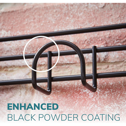 Premium 11 Hook Two-Tier Tool Holder - Organize Your Tools in Style