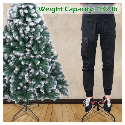 7FT Spray White PVC Christmas Tree 870 Branches