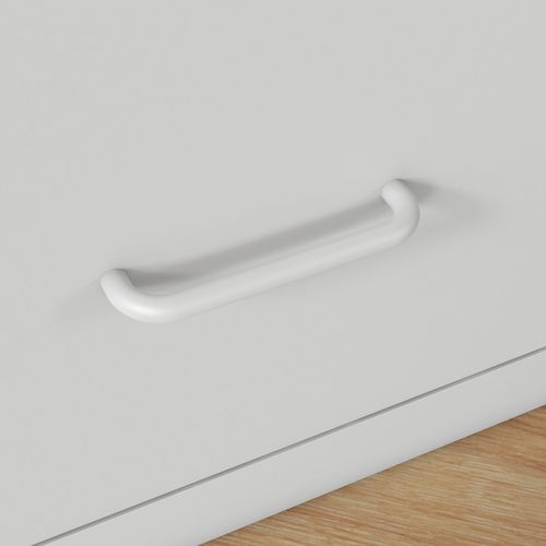 Homcom 2 Drawer Filing Cabinet Steel File Cabinet for A4 Letter Size White