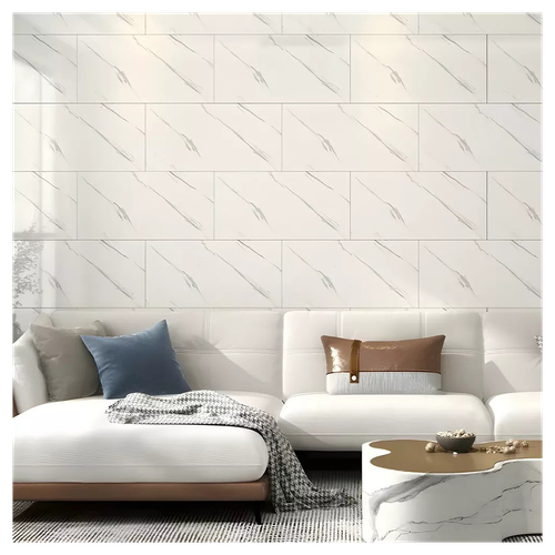 10x Marble Tiles Sticker Self-Adhesive Stick On Kitchen Home Wall Bathroom Decor