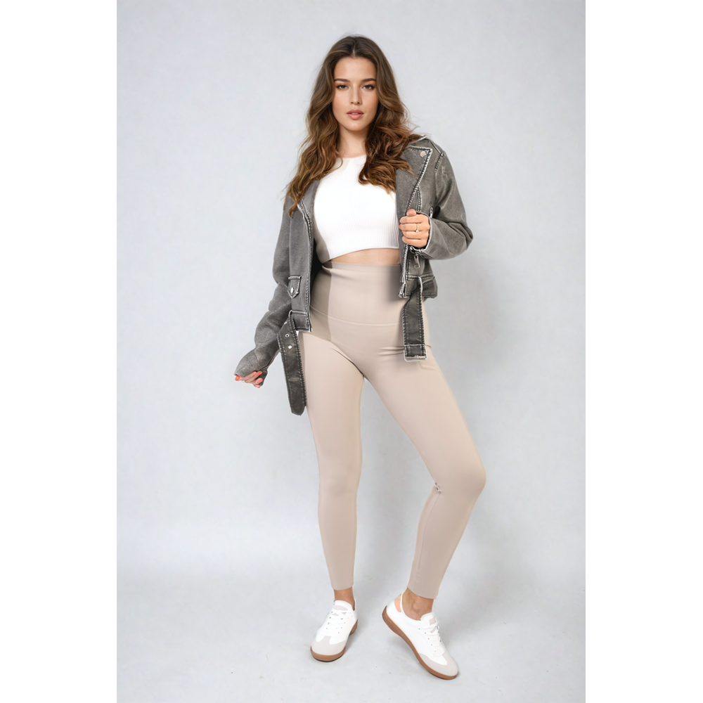 High Waist Wide Waistband Leggings