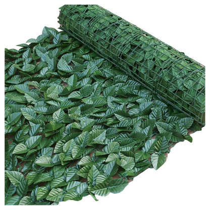 3m Artificial Hedge Fake Ivy Leaf Garden Fence Privacy Screening Roll Wall Panel