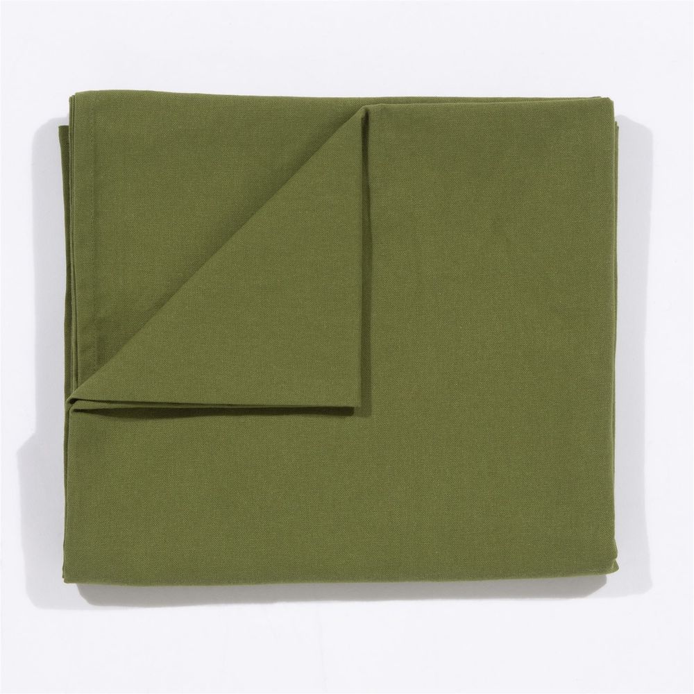 Premium 100% Cotton Olive Tablecloth - 240x140cm - Perfect for any Occasion!