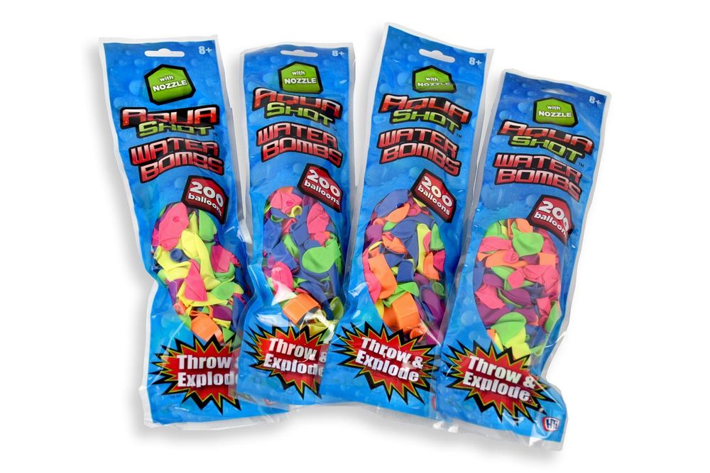 Premium Water Bombs with Nozzle - 200-Pack - Fun & Safe - Suitable for Kids 8+".