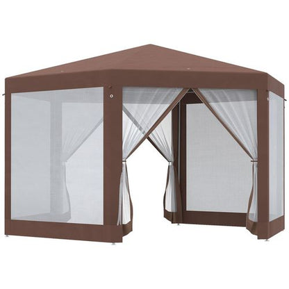 Hexagonal Garden Gazebo Party Tent Patio Marquee Canopy