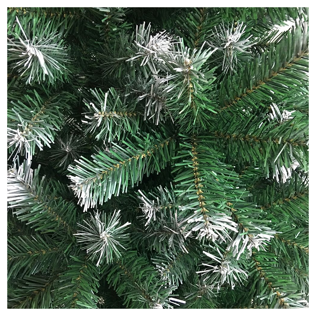 6FT Iron Leg White PVC 650 Branches Christmas Tree Artificial