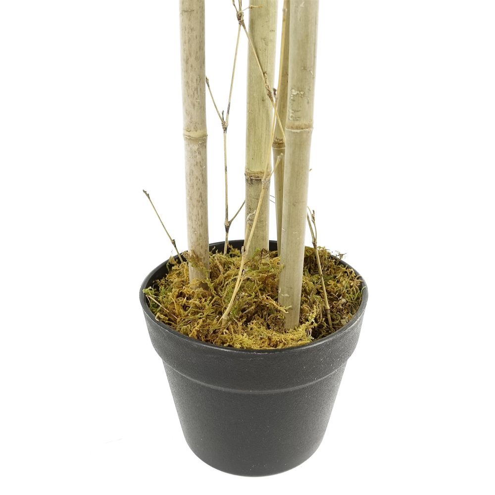 120cm (4ft) Artificial Bamboo Plants Trees - Natural Green