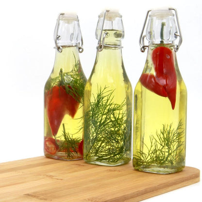 Preserve Airtight Glass Bottles 500ml - Set of 6 | Maison & White | Kitchen, Infusing, Parties