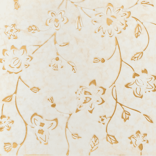 Gold Flowers: Decorative Ceiling & Wall Panels - 2m2 (21.52 sqft) - 8 Panels