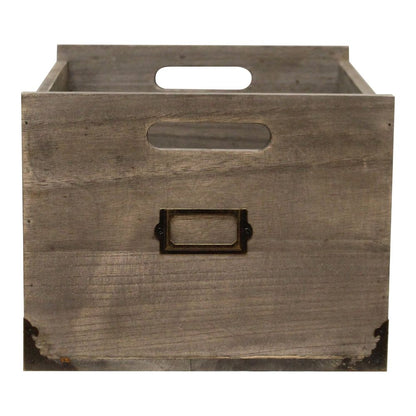 Premium Wooden Office Storage Box, 26x32x20cm. High Quality & Durable. Ideal for Home Offices, School & Homework Areas.