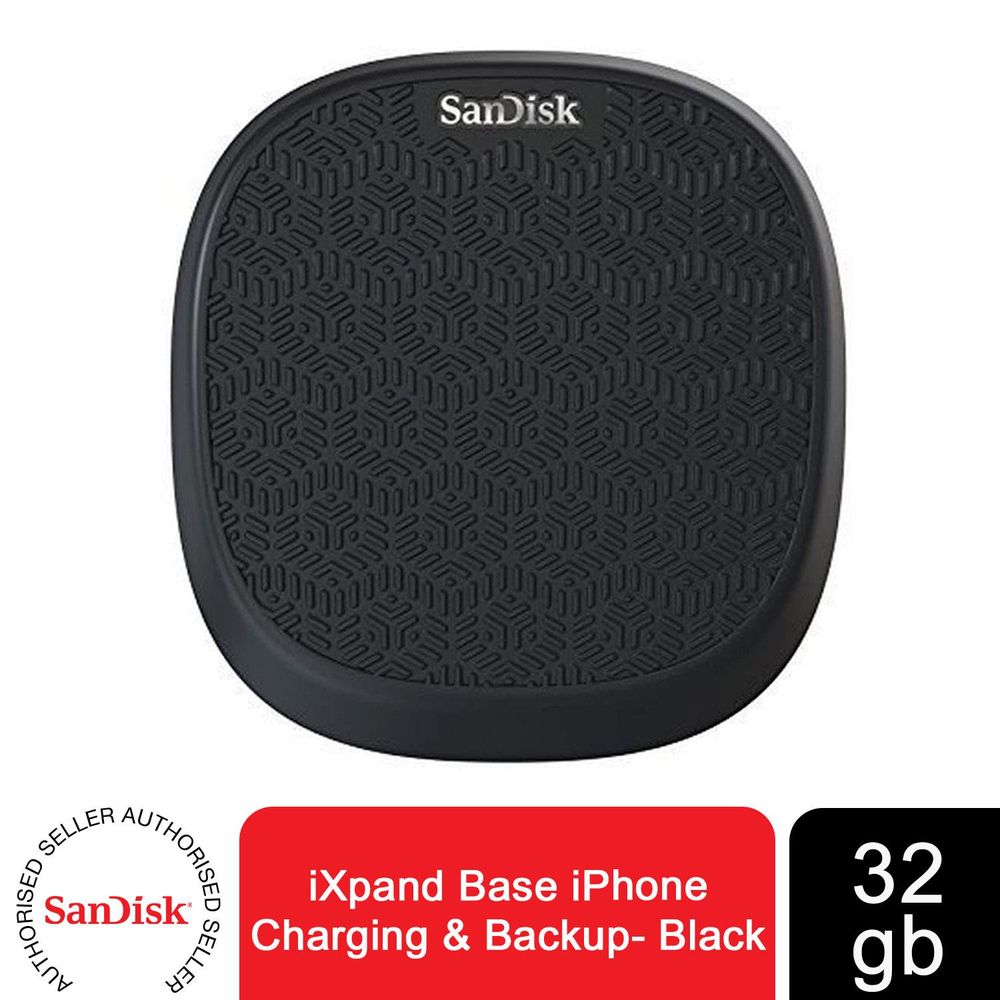 SanDisk iXpand Base - Charge & Backup Your iPhone - 32 GB - Black