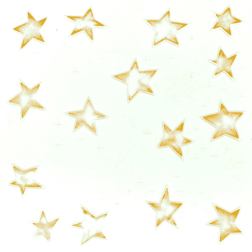 Gold Stars: Decorative Ceiling & Wall Panels - 2m2 (21.52 sqft) - 8 Panels