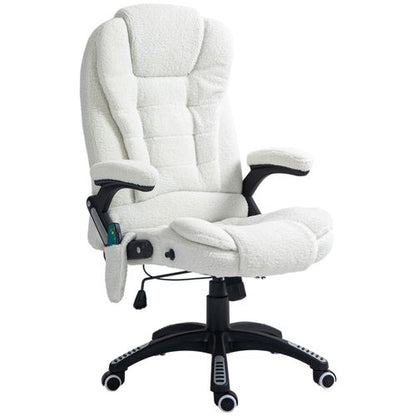 Vinsetto Office Chair w/ Heating Massage Points Relaxing Reclining