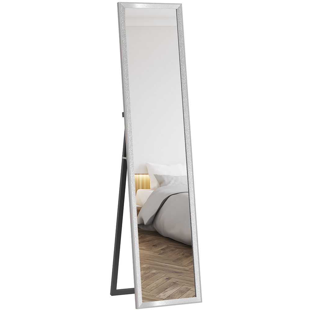 HOMCOM Floor Mirror Wall Mounted Leaning Standing Mirror 37 x 157cm