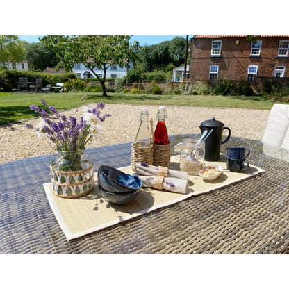 Set of Four Woven Grass Place Mats