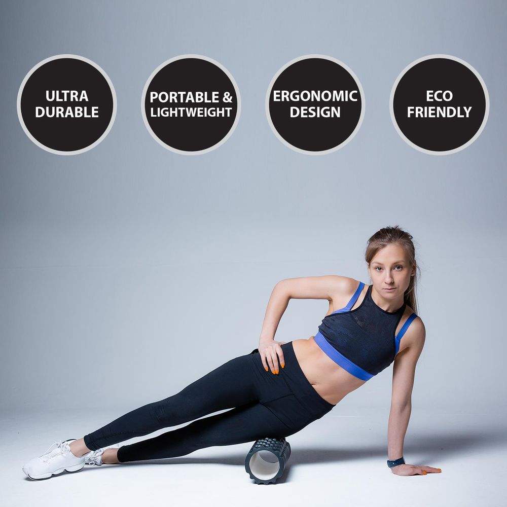 ASAB Yoga Foam Roller - Professional Grade EVA Material - Ideal for Relaxation & Muscle Recovery