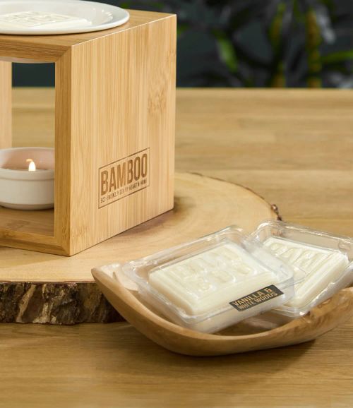 Soy Wax Melt - Vanilla & White Woods - Up To 12 Hours Burn Use With Wax Warmer