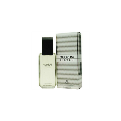 Puig Quorum Silver  Eau De Toilette Spray 100ml