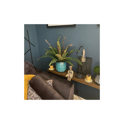 Realistic Artificial Boston Fern Plant - 60cm, Lifelike Faux Boston Fern