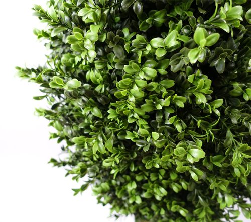 120cm Pair of Buxus Ball Cone Artificial Tree UV Resistant Outdoor